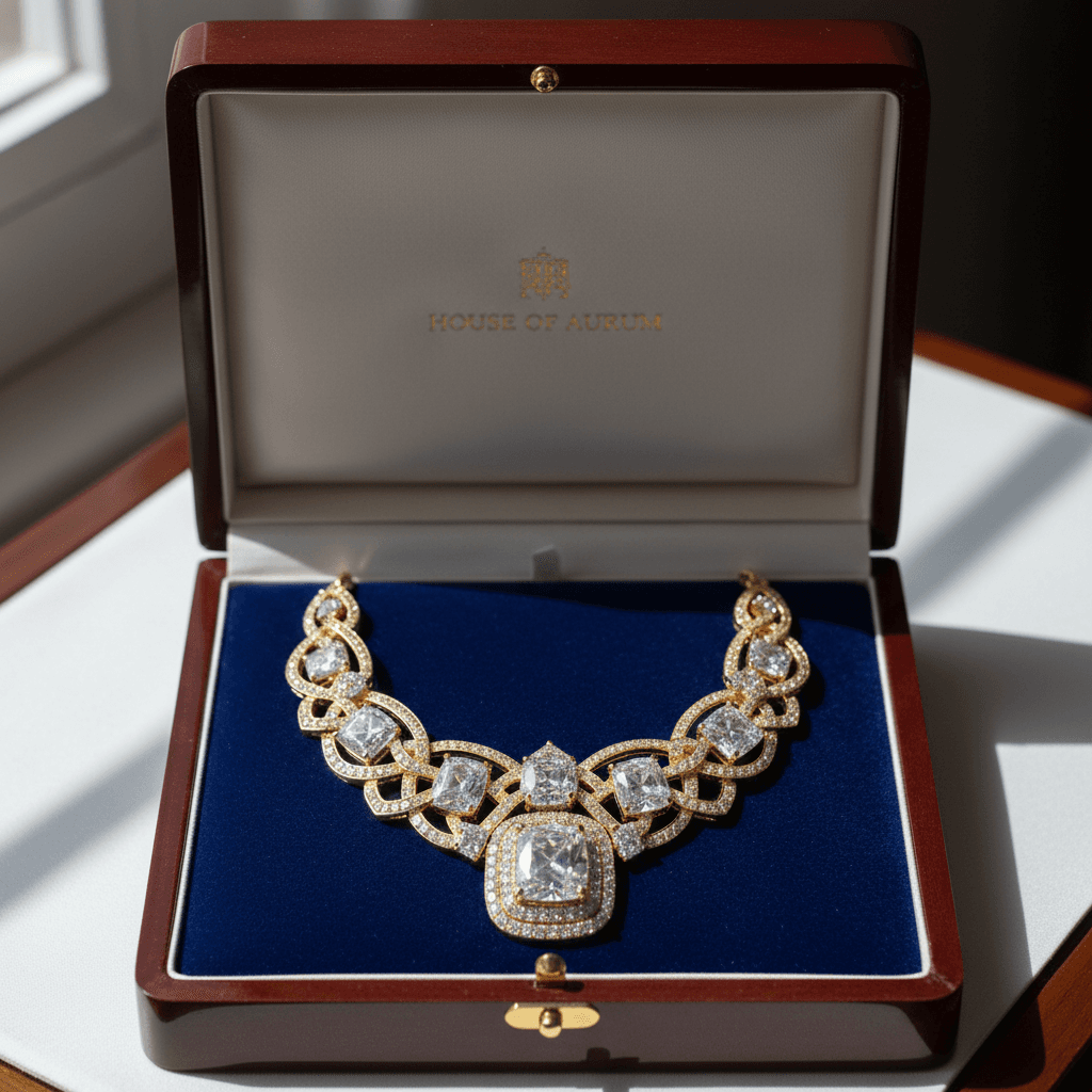 Fine jewelry statement necklace