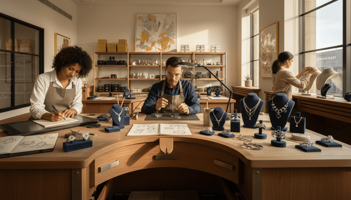 Custom watch design consultation and sketching process