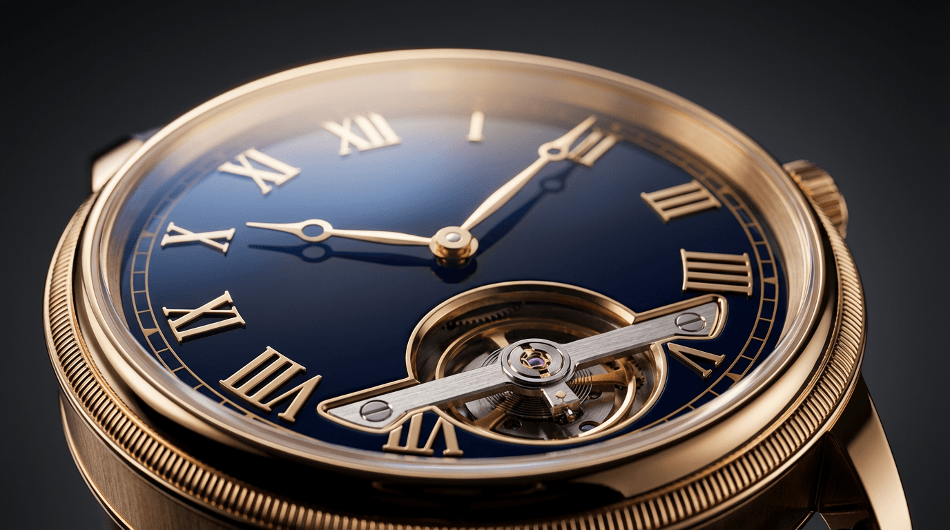 Custom diamond timepiece showcasing intricate craftsmanship