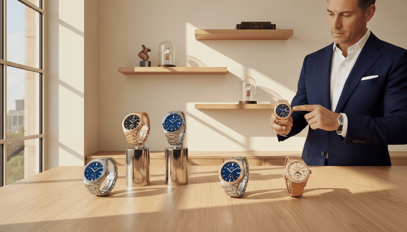 Royal Creations custom watch collection in various precious metals