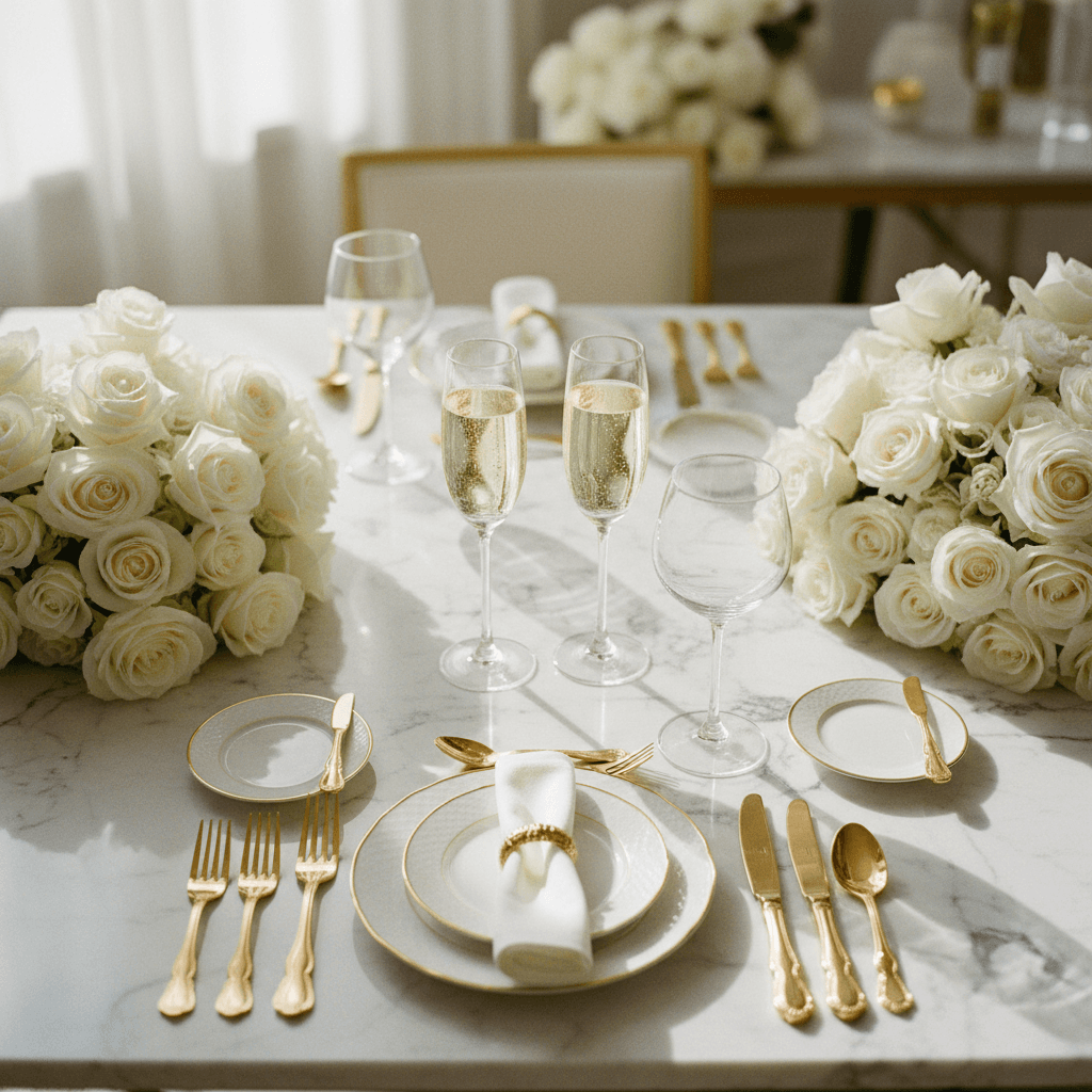 Presidential Heirloom Platter in gold and diamond