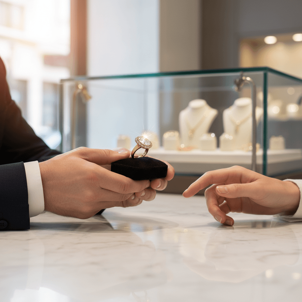 Premium materials and diamonds for custom luxury watches