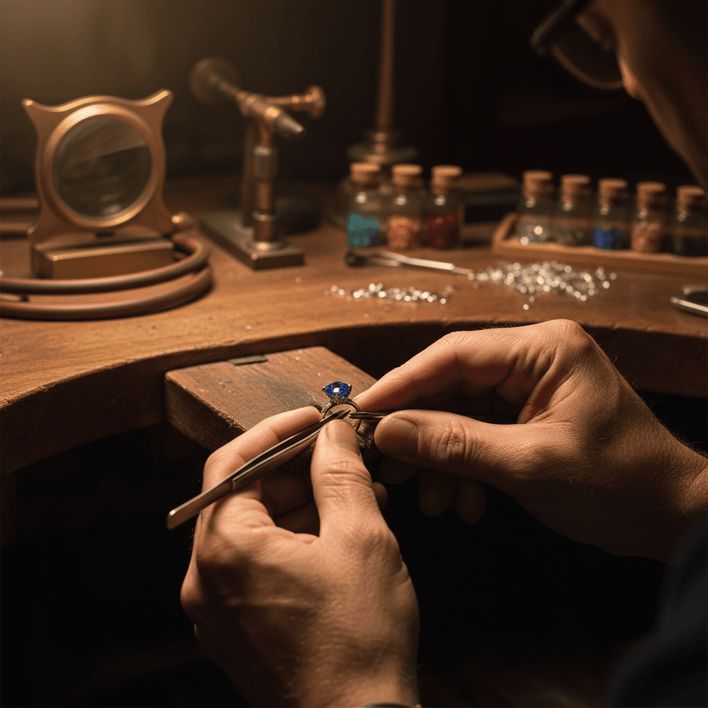 Expert craftsmanship unfolds